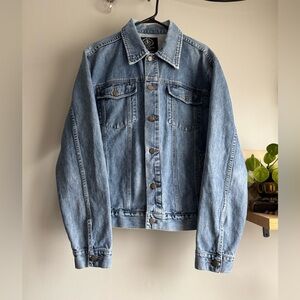 VTG Size L Monte Carlo Polo & Jockey Club Men's Heavy Construction Jean Jacket